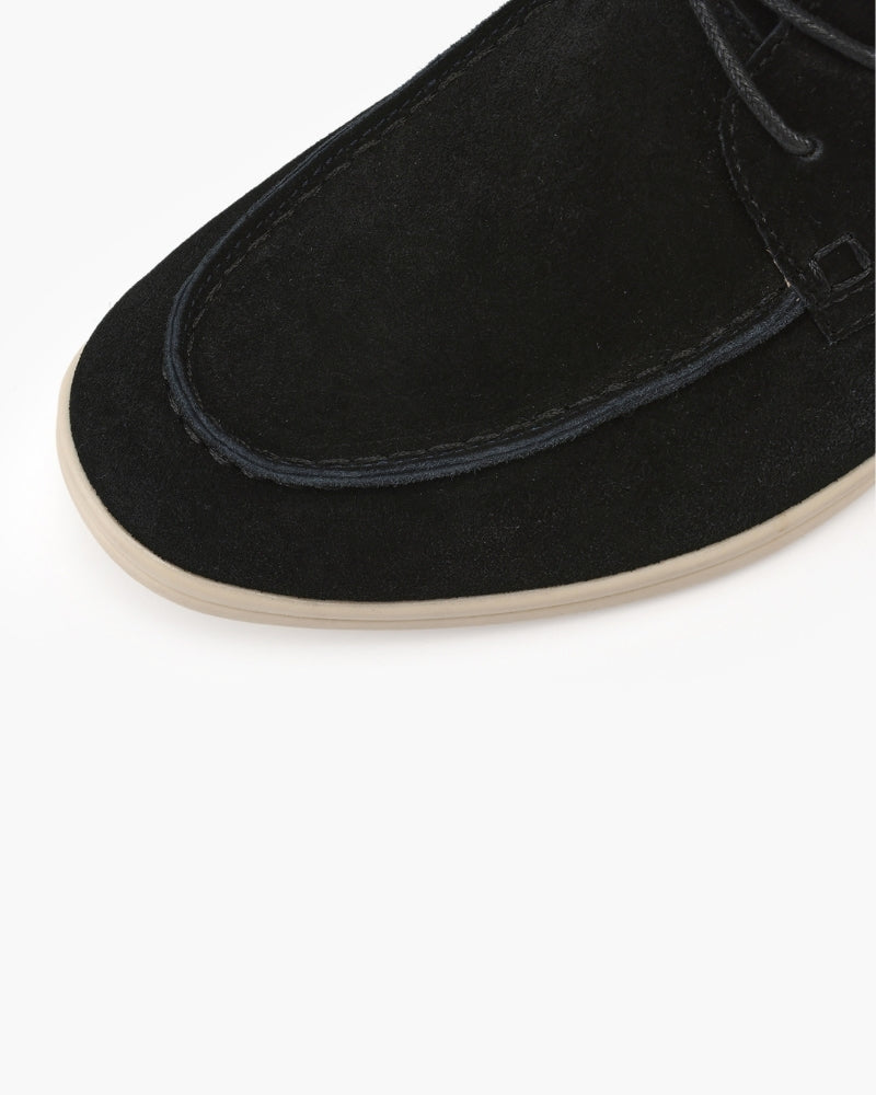 Men’s Suede Lace-Up Derby Shoes – Casual Dress Shoes with Soft Suede Leather