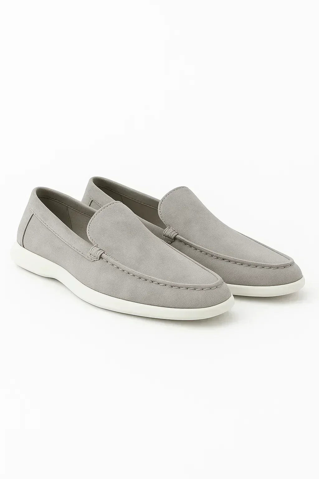 Men’s Suede Loafers Slip-On Casual Shoes – Lightweight Comfort Driving Moccasins