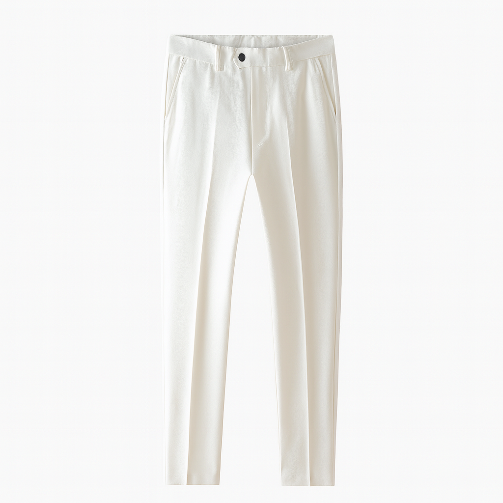 Men’s Slim-Fit Tailored Pants – Classic Stretch
