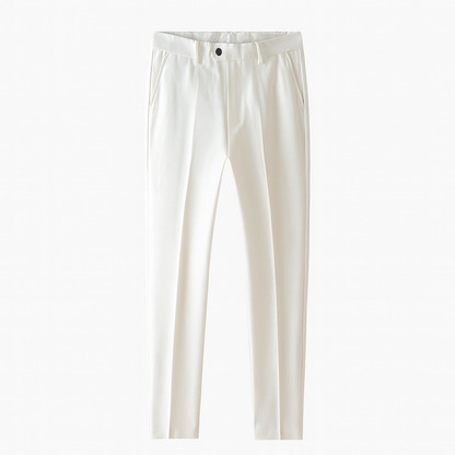 Men’s Slim-Fit Tailored Pants – Classic Stretch